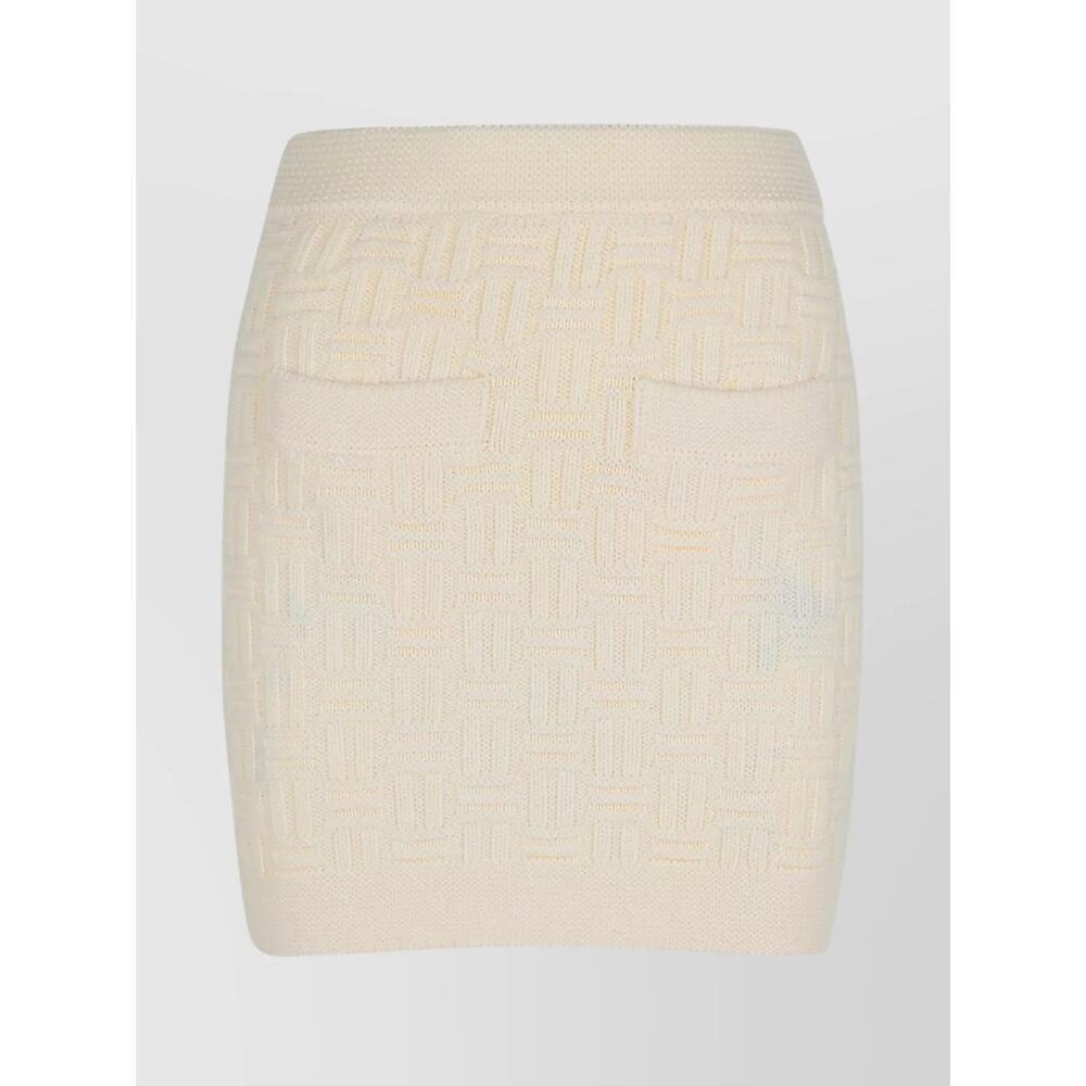 NWT Casablanca Column Stitch Mini Skirt
Wool